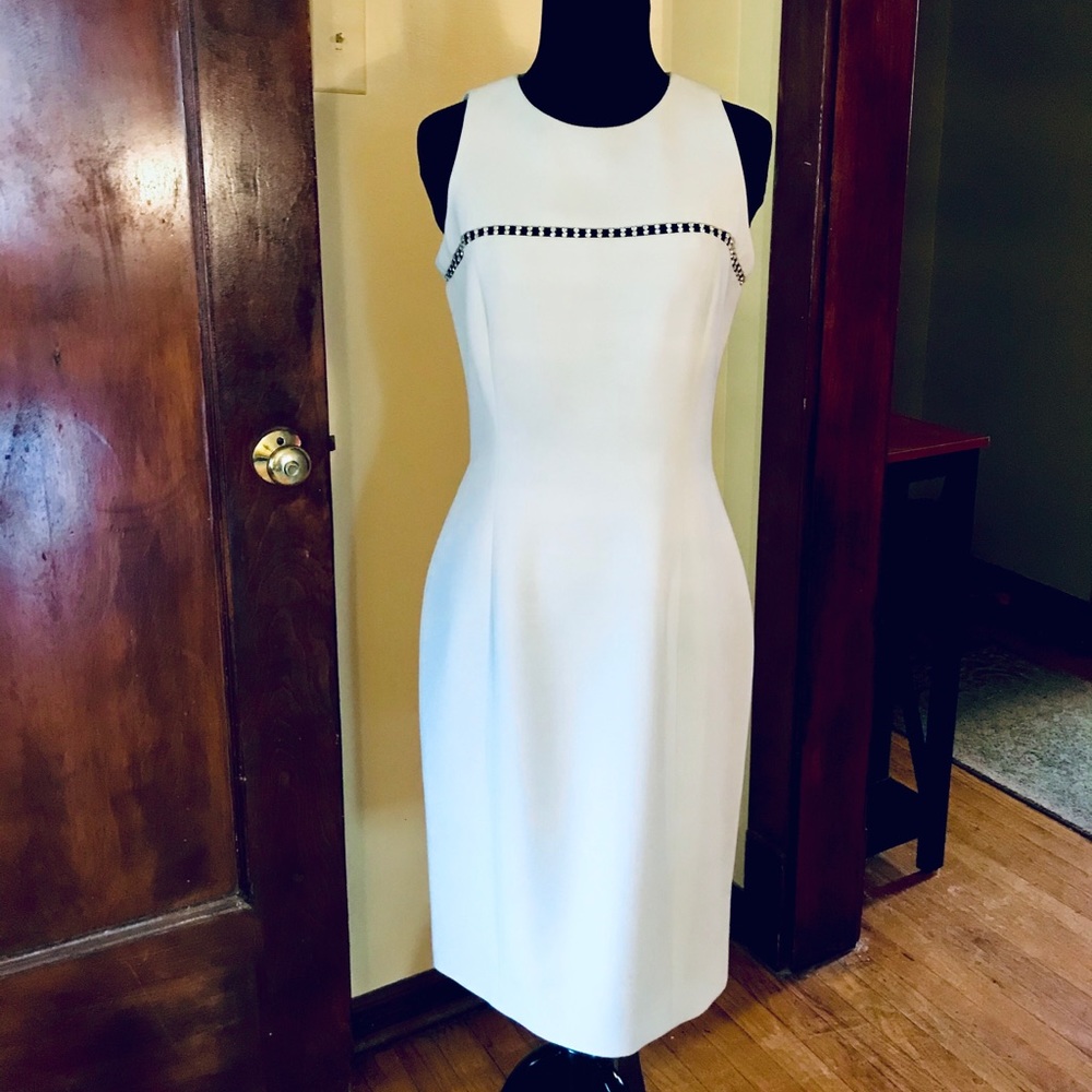 Vintage Tahari Powder Blue Cocktail Dress